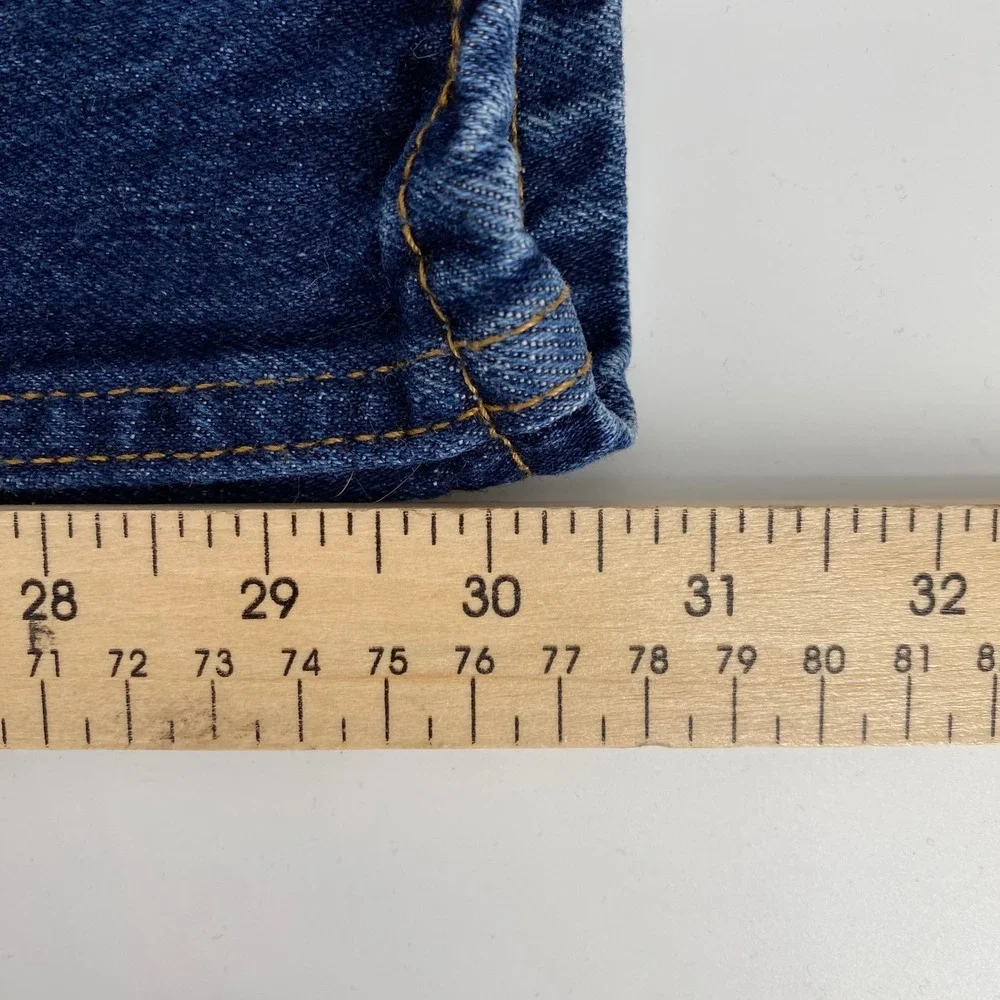 Levi Strauss 550 Relaxed Fit Mens 42 x 31 Denim Blue Jeans Dark Wash